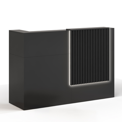 Modern Receptionist Desk - Small Hair Salon Counter | Nexomensa