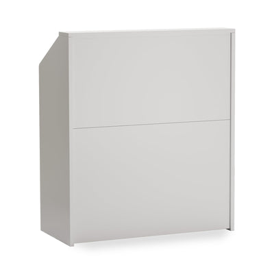 Retail Checkout Counter - Compact White Desk | Nexomensa