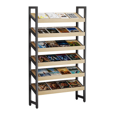   
                    Nexomensa 6-Tier Commercial Magazine Rack | 71