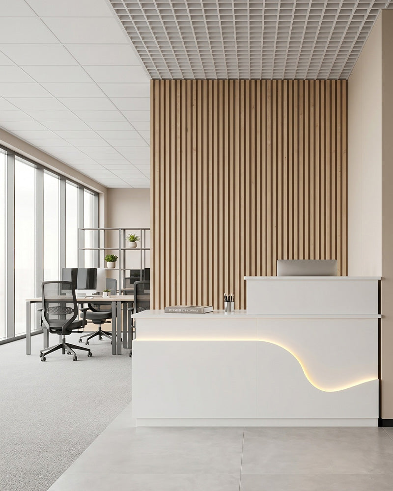 modern-reception-desk-with-wood-slat-wall