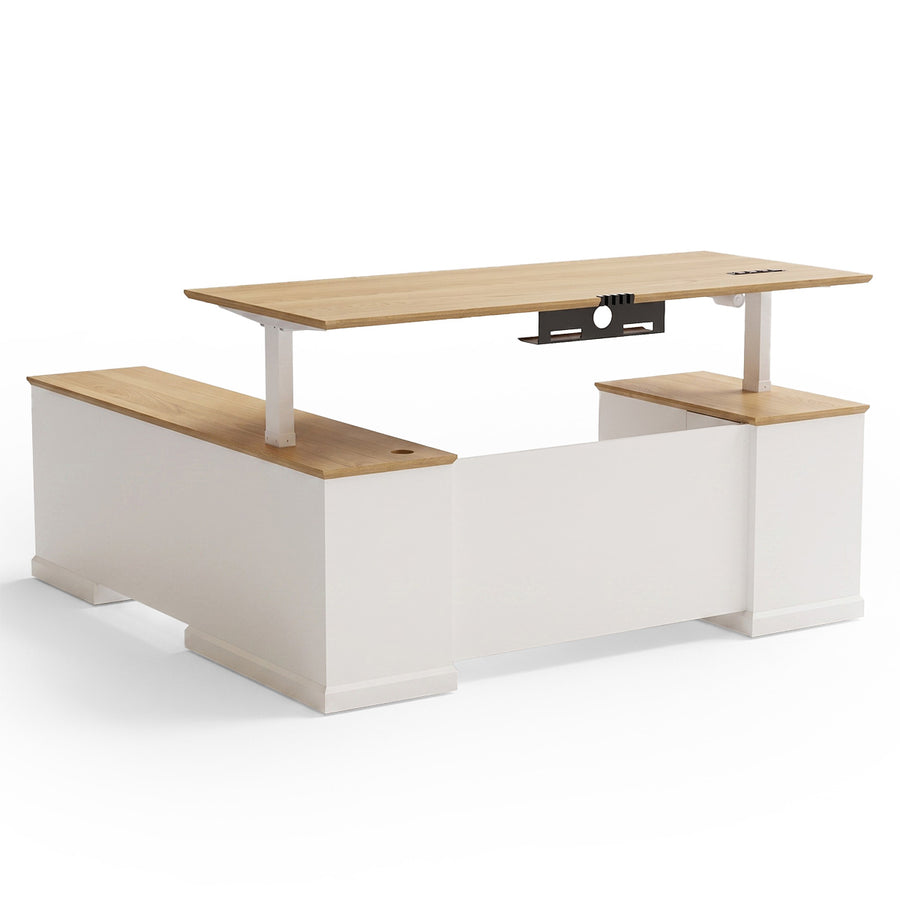 Scenes|walnut-and-antique-white-standing-desk-main-images-l-shaped-standing-desk-with-storage-wood-executive-desk-sjz-0004